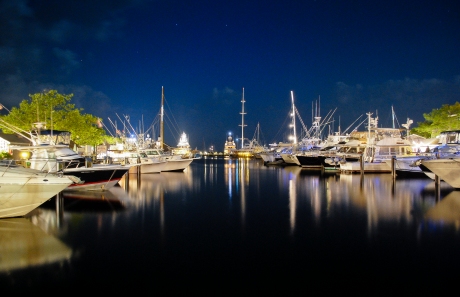 Harbor Square at Night, 2011 | Nantucket, Massachusetts| photo by Alli Jarvinen